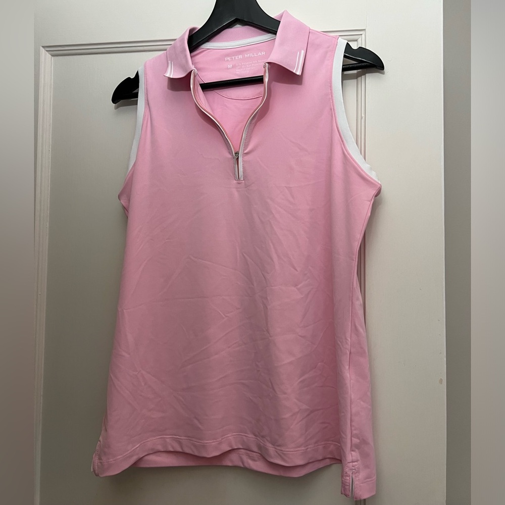 Peter millar women’s pink shirt medium